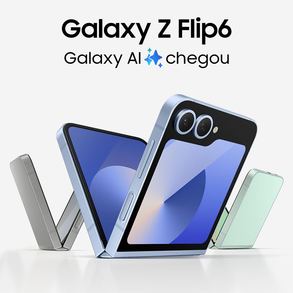 Samsung Celular Galaxy Z Flip6 5G, 256GB, 12GB RAM, Tela 6.7